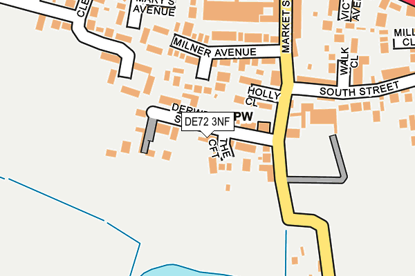 DE72 3NF map - OS OpenMap – Local (Ordnance Survey) DE72 3NF map - OS OpenMap – Local (Ordnance Survey)