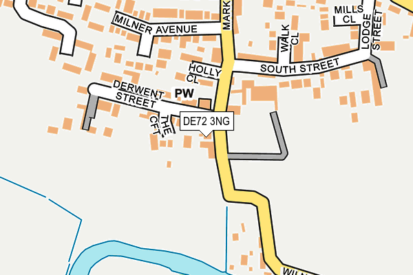 DE72 3NG map - OS OpenMap – Local (Ordnance Survey) DE72 3NG map - OS OpenMap – Local (Ordnance Survey)