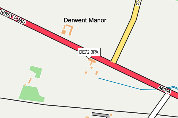 DE72 3PA map - OS OpenMap – Local (Ordnance Survey) DE72 3PA map - OS OpenMap – Local (Ordnance Survey)