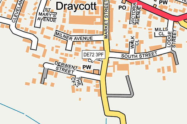 DE72 3PF map - OS OpenMap – Local (Ordnance Survey) DE72 3PF map - OS OpenMap – Local (Ordnance Survey)