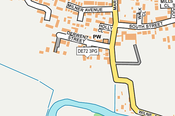 DE72 3PG map - OS OpenMap – Local (Ordnance Survey) DE72 3PG map - OS OpenMap – Local (Ordnance Survey)