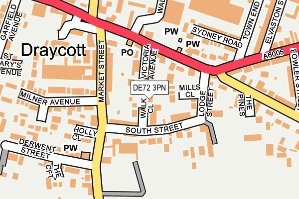 DE72 3PN map - OS OpenMap – Local (Ordnance Survey) DE72 3PN map - OS OpenMap – Local (Ordnance Survey)