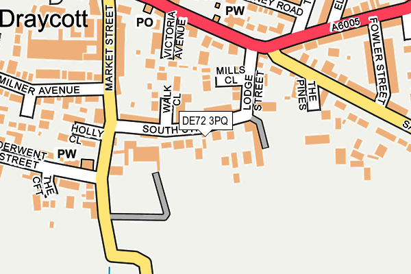 DE72 3PQ map - OS OpenMap – Local (Ordnance Survey) DE72 3PQ map - OS OpenMap – Local (Ordnance Survey)