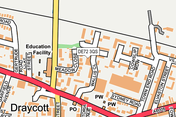 DE72 3QS map - OS OpenMap – Local (Ordnance Survey) DE72 3QS map - OS OpenMap – Local (Ordnance Survey)