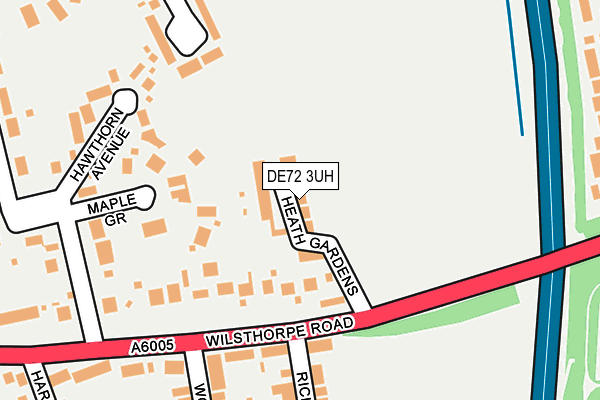 DE72 3UH map - OS OpenMap – Local (Ordnance Survey) DE72 3UH map - OS OpenMap – Local (Ordnance Survey)