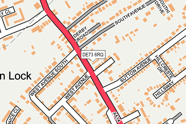 DE73 6RQ map - OS OpenMap – Local (Ordnance Survey) DE73 6RQ map - OS OpenMap – Local (Ordnance Survey)