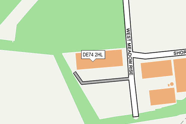 DE74 2HL map - OS OpenMap – Local (Ordnance Survey) DE74 2HL map - OS OpenMap – Local (Ordnance Survey)