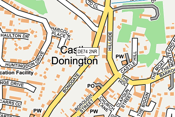 DE74 2NR map - OS OpenMap – Local (Ordnance Survey) DE74 2NR map - OS OpenMap – Local (Ordnance Survey)