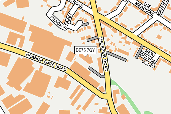 DE75 7GY map - OS OpenMap – Local (Ordnance Survey) DE75 7GY map - OS OpenMap – Local (Ordnance Survey)