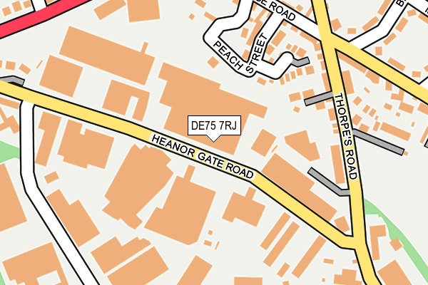 DE75 7RJ map - OS OpenMap – Local (Ordnance Survey) DE75 7RJ map - OS OpenMap – Local (Ordnance Survey)