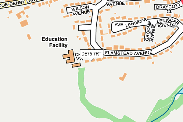 DE75 7RT map - OS OpenMap – Local (Ordnance Survey) DE75 7RT map - OS OpenMap – Local (Ordnance Survey)