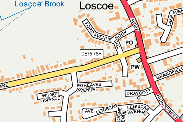 DE75 7SH map - OS OpenMap – Local (Ordnance Survey) DE75 7SH map - OS OpenMap – Local (Ordnance Survey)