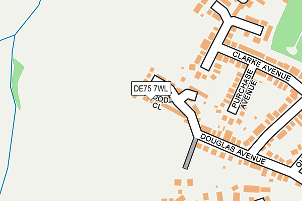 DE75 7WL map - OS OpenMap – Local (Ordnance Survey) DE75 7WL map - OS OpenMap – Local (Ordnance Survey)