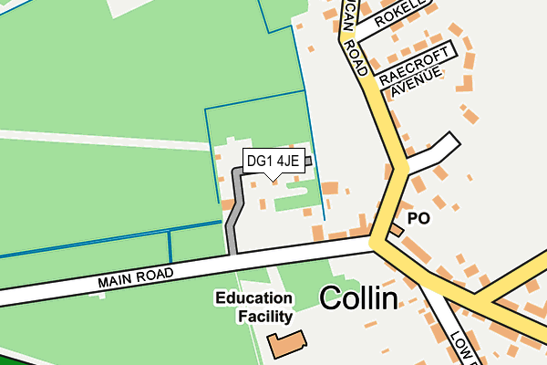 DG1 4JE map - OS OpenMap – Local (Ordnance Survey) DG1 4JE map - OS OpenMap – Local (Ordnance Survey)