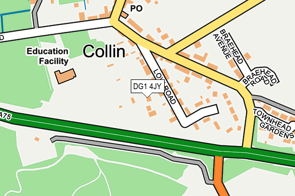DG1 4JY map - OS OpenMap – Local (Ordnance Survey) DG1 4JY map - OS OpenMap – Local (Ordnance Survey)