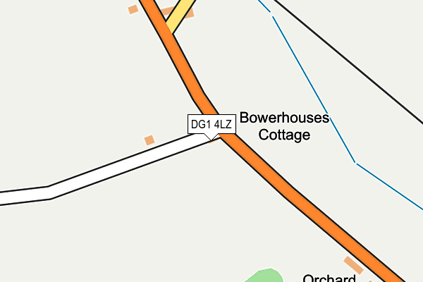 DG1 4LZ map - OS OpenMap – Local (Ordnance Survey)
