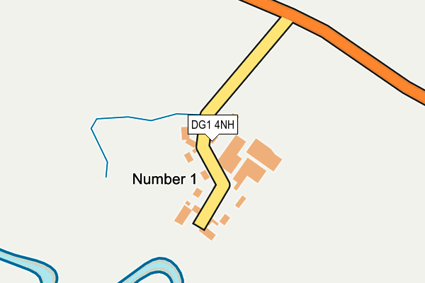 DG1 4NH map - OS OpenMap – Local (Ordnance Survey) DG1 4NH map - OS OpenMap – Local (Ordnance Survey)