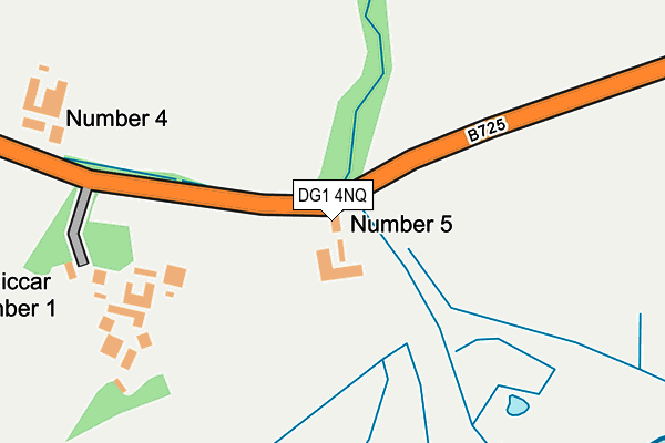 DG1 4NQ map - OS OpenMap – Local (Ordnance Survey) DG1 4NQ map - OS OpenMap – Local (Ordnance Survey)