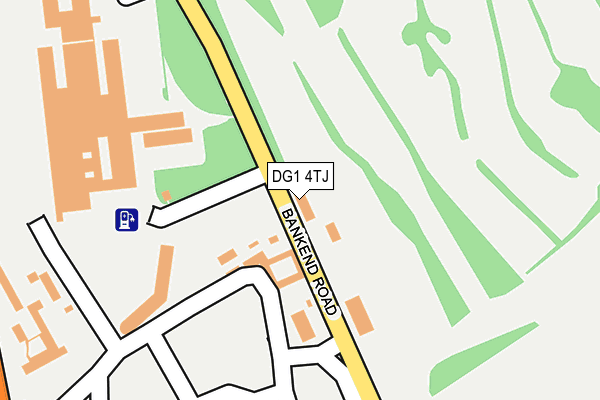 DG1 4TJ map - OS OpenMap – Local (Ordnance Survey) DG1 4TJ map - OS OpenMap – Local (Ordnance Survey)