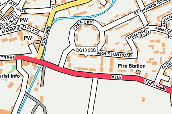 DG10 9DB map - OS OpenMap – Local (Ordnance Survey) DG10 9DB map - OS OpenMap – Local (Ordnance Survey)