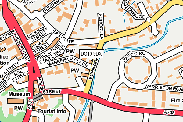DG10 9DX map - OS OpenMap – Local (Ordnance Survey) DG10 9DX map - OS OpenMap – Local (Ordnance Survey)