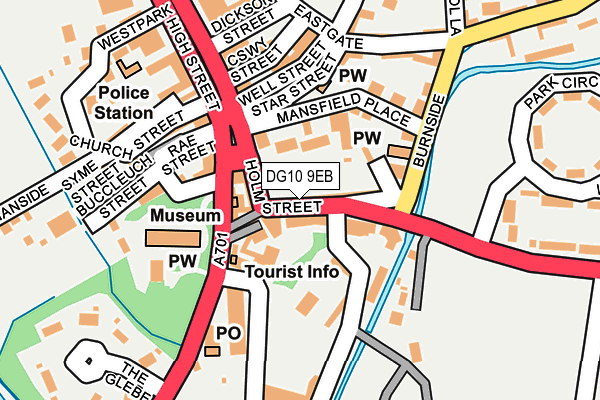 DG10 9EB map - OS OpenMap – Local (Ordnance Survey) DG10 9EB map - OS OpenMap – Local (Ordnance Survey)