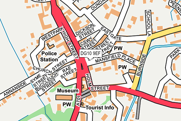 DG10 9EF map - OS OpenMap – Local (Ordnance Survey) DG10 9EF map - OS OpenMap – Local (Ordnance Survey)