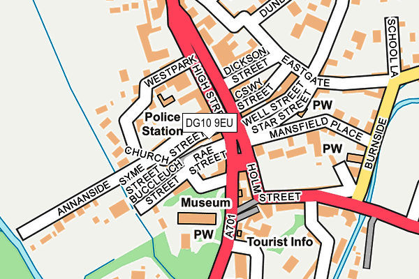 DG10 9EU map - OS OpenMap – Local (Ordnance Survey) DG10 9EU map - OS OpenMap – Local (Ordnance Survey)