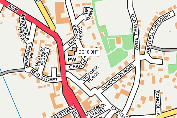 DG10 9HT map - OS OpenMap – Local (Ordnance Survey) DG10 9HT map - OS OpenMap – Local (Ordnance Survey)