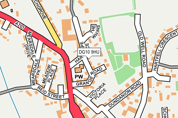 DG10 9HU map - OS OpenMap – Local (Ordnance Survey) DG10 9HU map - OS OpenMap – Local (Ordnance Survey)