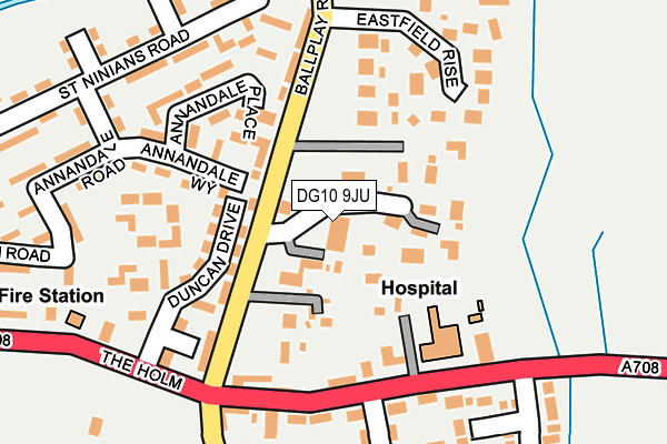DG10 9JU map - OS OpenMap – Local (Ordnance Survey) DG10 9JU map - OS OpenMap – Local (Ordnance Survey)