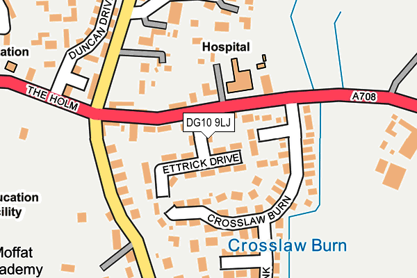 DG10 9LJ map - OS OpenMap – Local (Ordnance Survey) DG10 9LJ map - OS OpenMap – Local (Ordnance Survey)