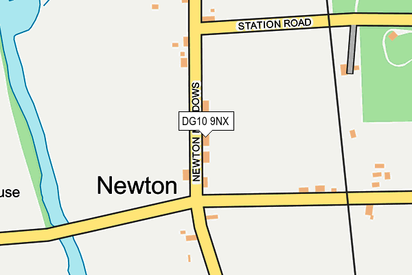 DG10 9NX map - OS OpenMap – Local (Ordnance Survey) DG10 9NX map - OS OpenMap – Local (Ordnance Survey)