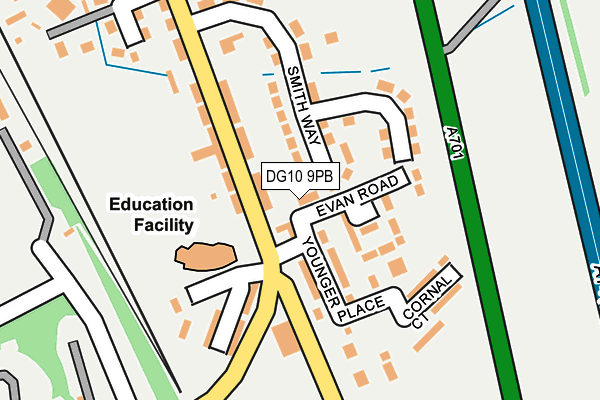 DG10 9PB map - OS OpenMap – Local (Ordnance Survey) DG10 9PB map - OS OpenMap – Local (Ordnance Survey)