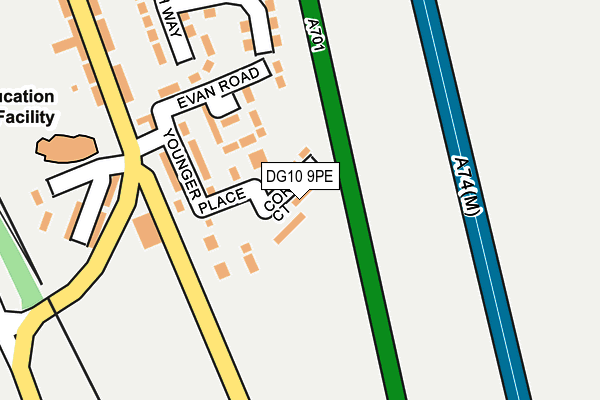DG10 9PE map - OS OpenMap – Local (Ordnance Survey) DG10 9PE map - OS OpenMap – Local (Ordnance Survey)