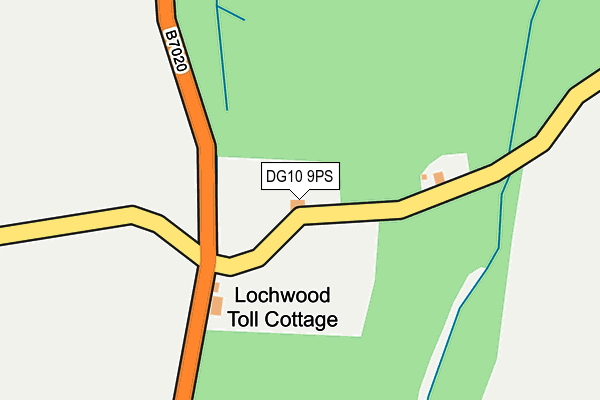 DG10 9PS map - OS OpenMap – Local (Ordnance Survey) DG10 9PS map - OS OpenMap – Local (Ordnance Survey)