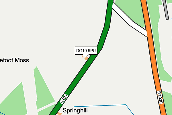 DG10 9PU map - OS OpenMap – Local (Ordnance Survey) DG10 9PU map - OS OpenMap – Local (Ordnance Survey)