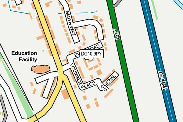 DG10 9PY map - OS OpenMap – Local (Ordnance Survey) DG10 9PY map - OS OpenMap – Local (Ordnance Survey)