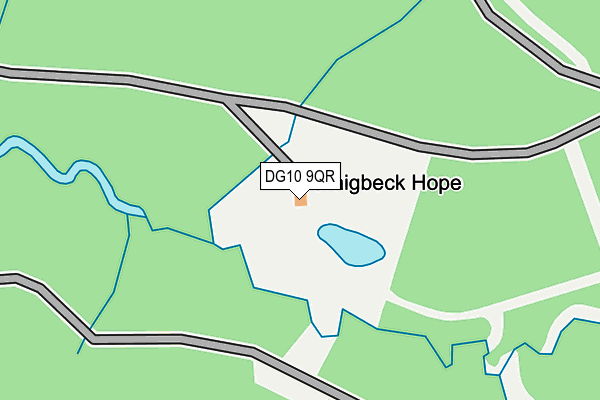 DG10 9QR map - OS OpenMap – Local (Ordnance Survey) DG10 9QR map - OS OpenMap – Local (Ordnance Survey)