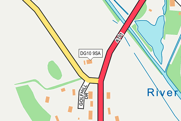 DG10 9SA map - OS OpenMap – Local (Ordnance Survey) DG10 9SA map - OS OpenMap – Local (Ordnance Survey)