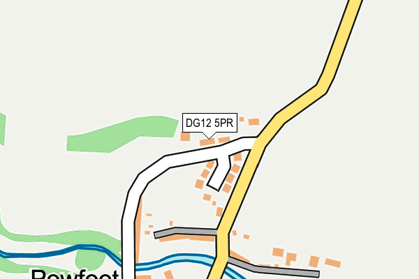 DG12 5PR map - OS OpenMap – Local (Ordnance Survey) DG12 5PR map - OS OpenMap – Local (Ordnance Survey)