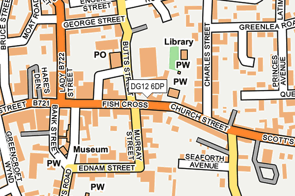 DG12 6DP map - OS OpenMap – Local (Ordnance Survey) DG12 6DP map - OS OpenMap – Local (Ordnance Survey)