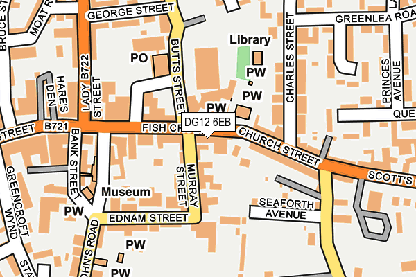 DG12 6EB map - OS OpenMap – Local (Ordnance Survey) DG12 6EB map - OS OpenMap – Local (Ordnance Survey)