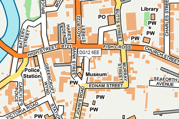 DG12 6EE map - OS OpenMap – Local (Ordnance Survey) DG12 6EE map - OS OpenMap – Local (Ordnance Survey)