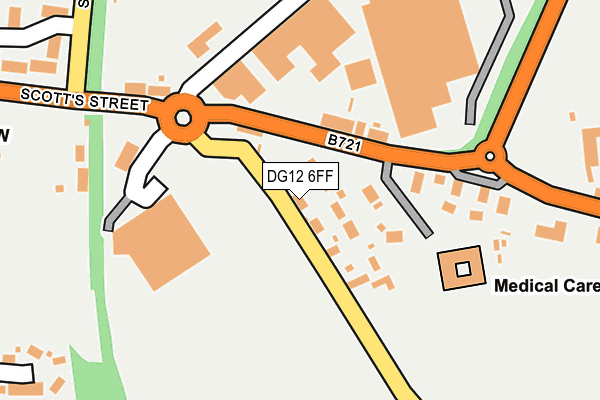 DG12 6FF map - OS OpenMap – Local (Ordnance Survey) DG12 6FF map - OS OpenMap – Local (Ordnance Survey)
