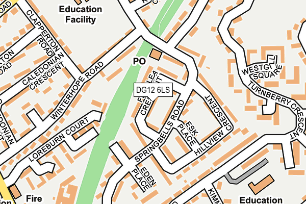 DG12 6LS map - OS OpenMap – Local (Ordnance Survey) DG12 6LS map - OS OpenMap – Local (Ordnance Survey)