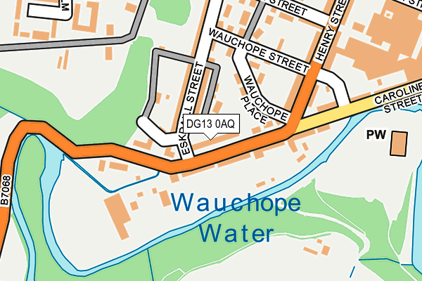 DG13 0AQ map - OS OpenMap – Local (Ordnance Survey)