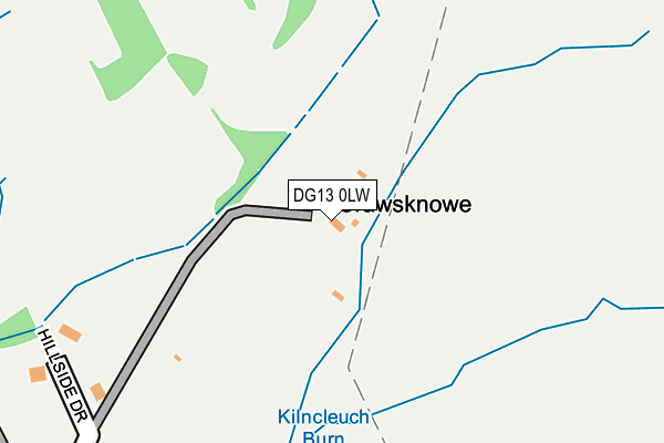DG13 0LW map - OS OpenMap – Local (Ordnance Survey) DG13 0LW map - OS OpenMap – Local (Ordnance Survey)