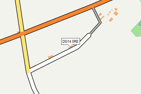 DG14 0RE map - OS OpenMap – Local (Ordnance Survey)