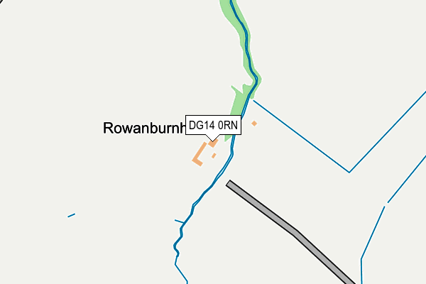 DG14 0RN map - OS OpenMap – Local (Ordnance Survey)